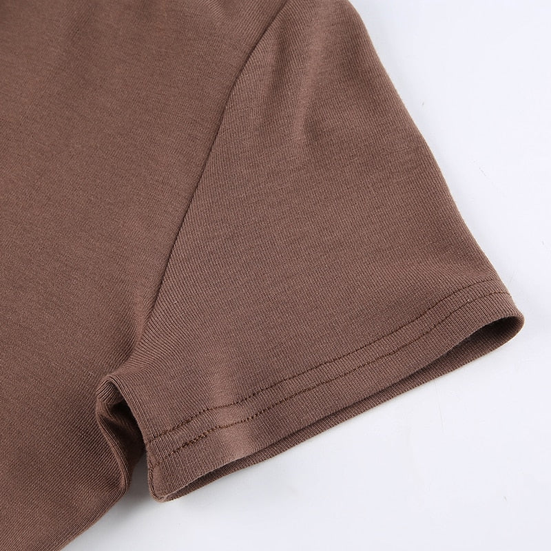 Crem Crop Top