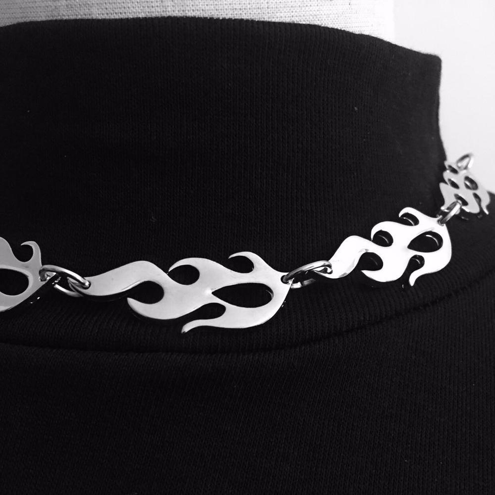Flame Choker Necklace