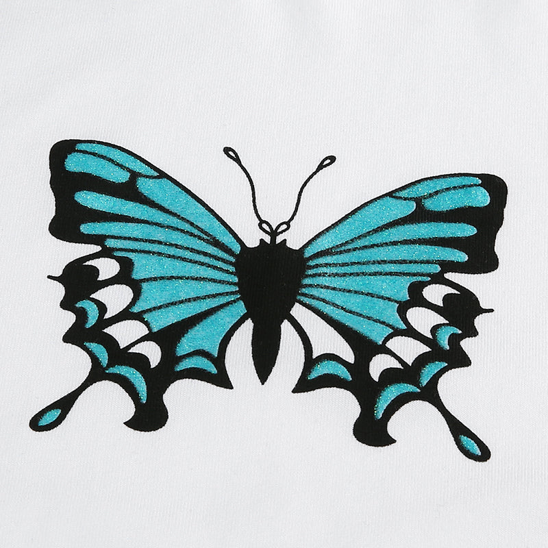 Papillon Long Sleeved Crop Top