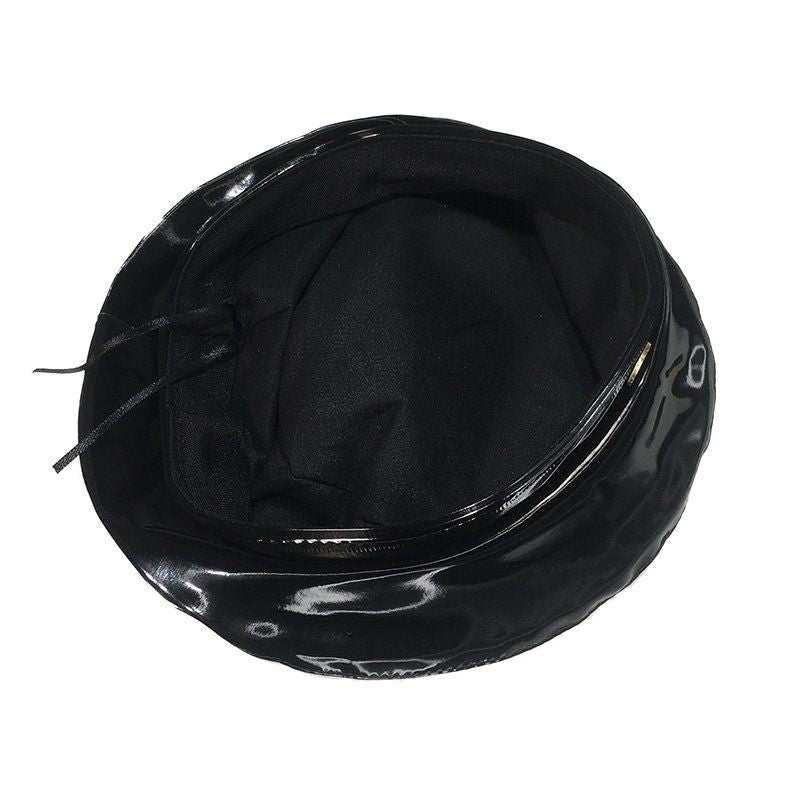 Narci Patent Leather Beret