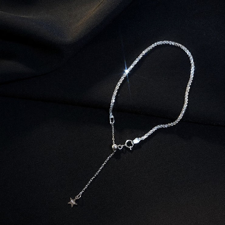 Simple Silver Star Bracelet