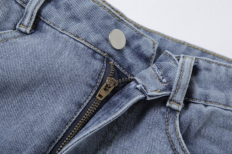 'That's All I Want to Hear' Lettering Jeans