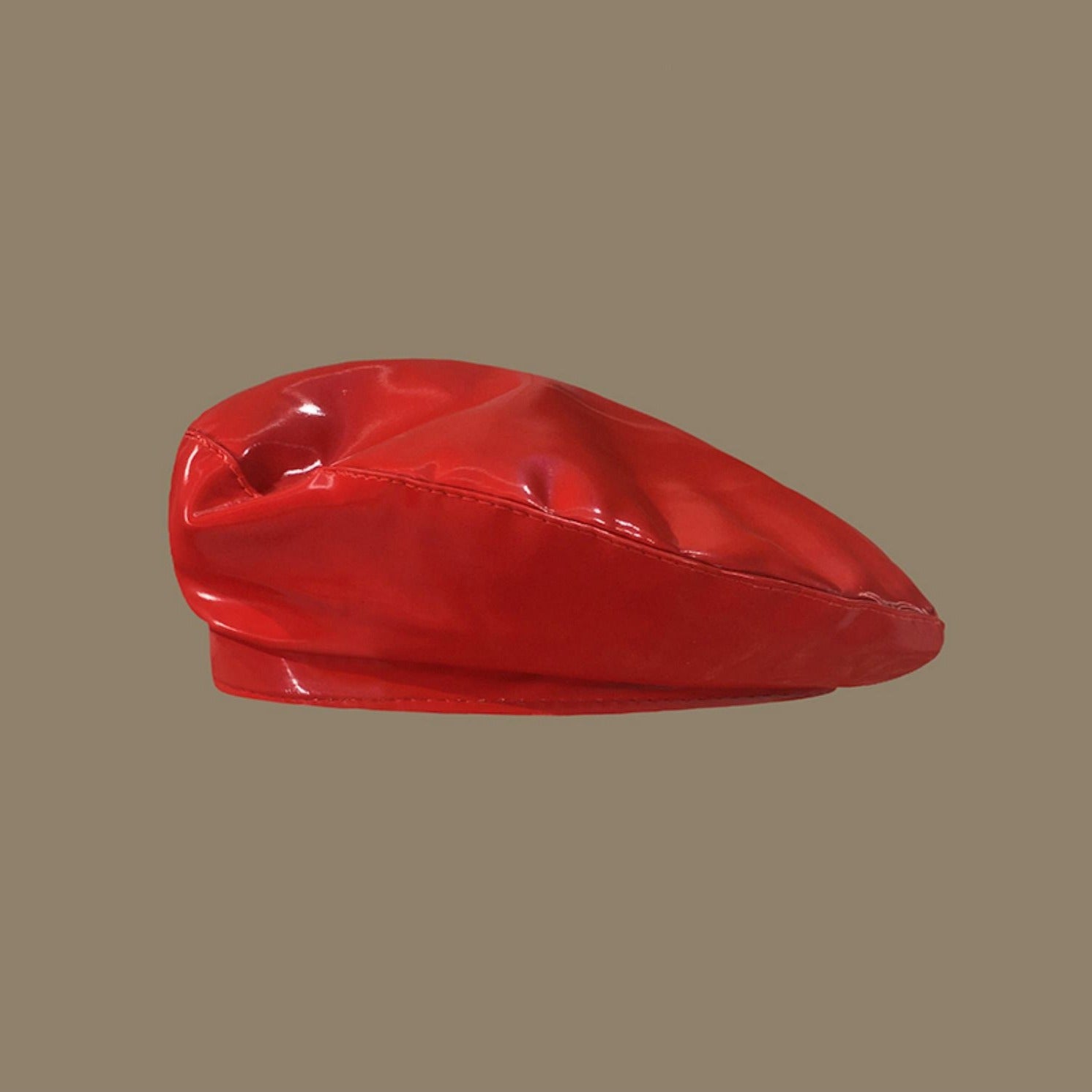 Narci Patent Leather Beret