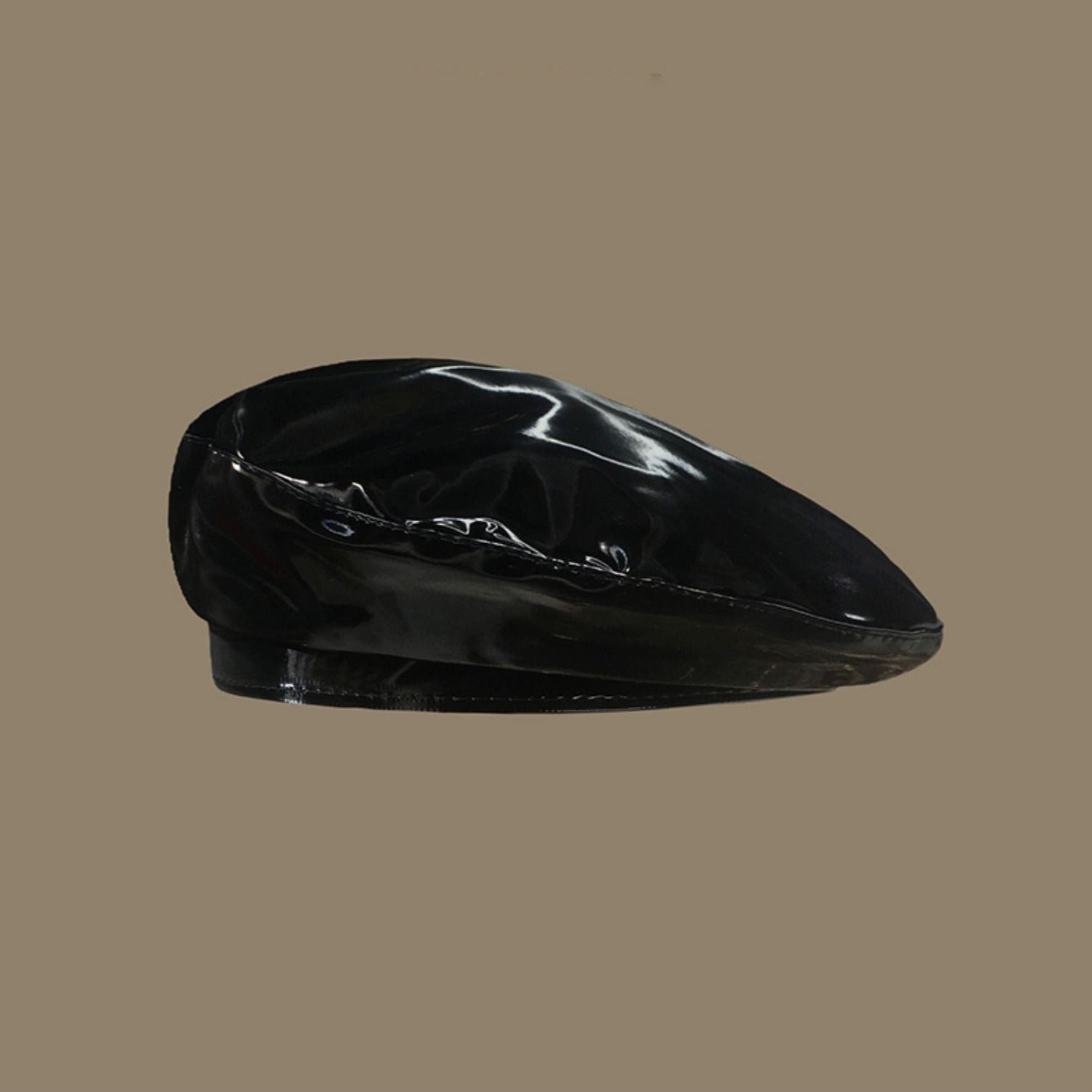 Narci Patent Leather Beret