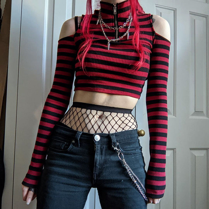 Harley Striped Crop Top