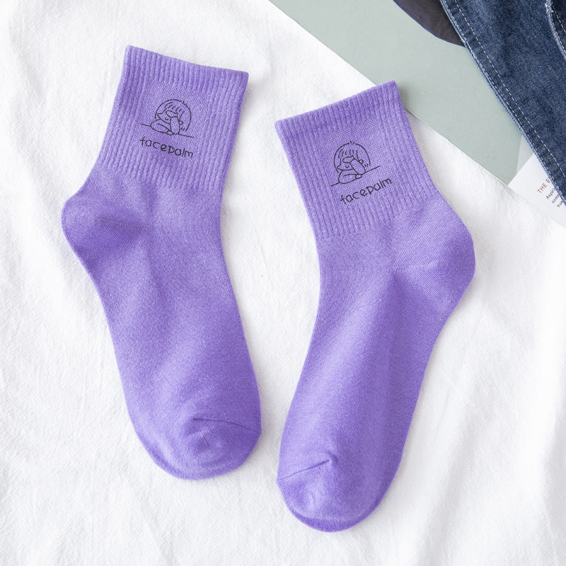 Chibi Expressions Crew Socks