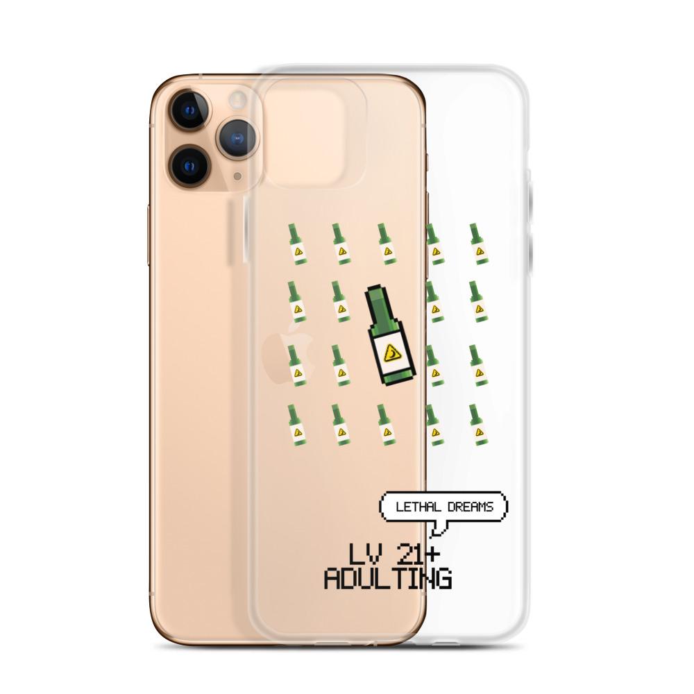 LV 21+ ADULTING iPhone Case - Lethal Dreams