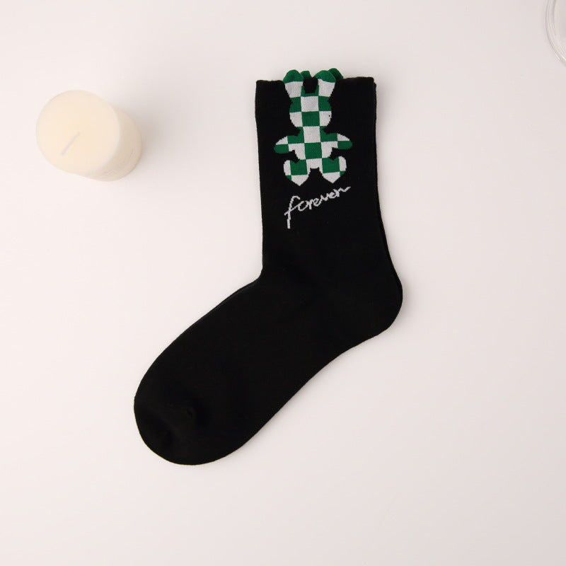 Forever Flower Love Crew Socks