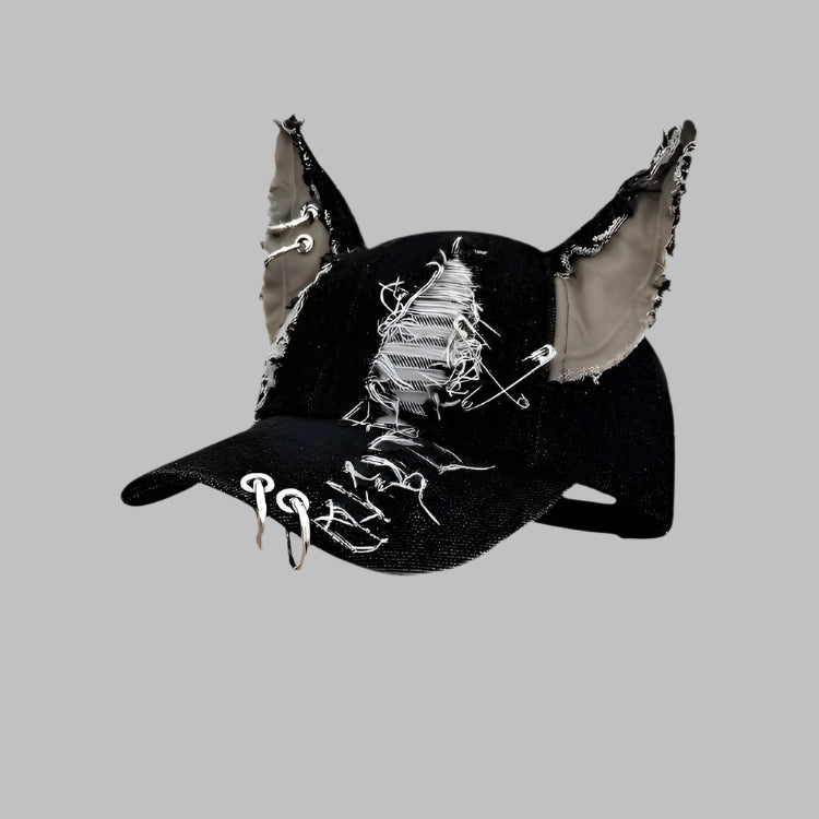 Punk Cat Ears Cap