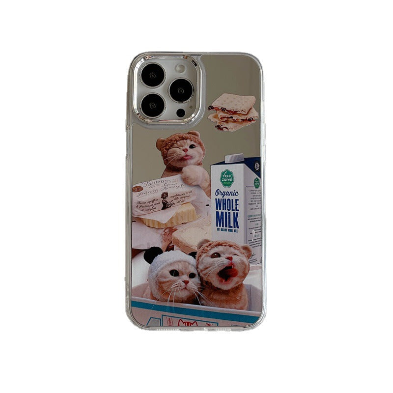Milk Baby Kitties Mirror Phone Case