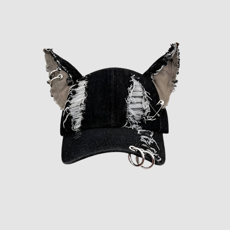 Punk Cat Ears Cap