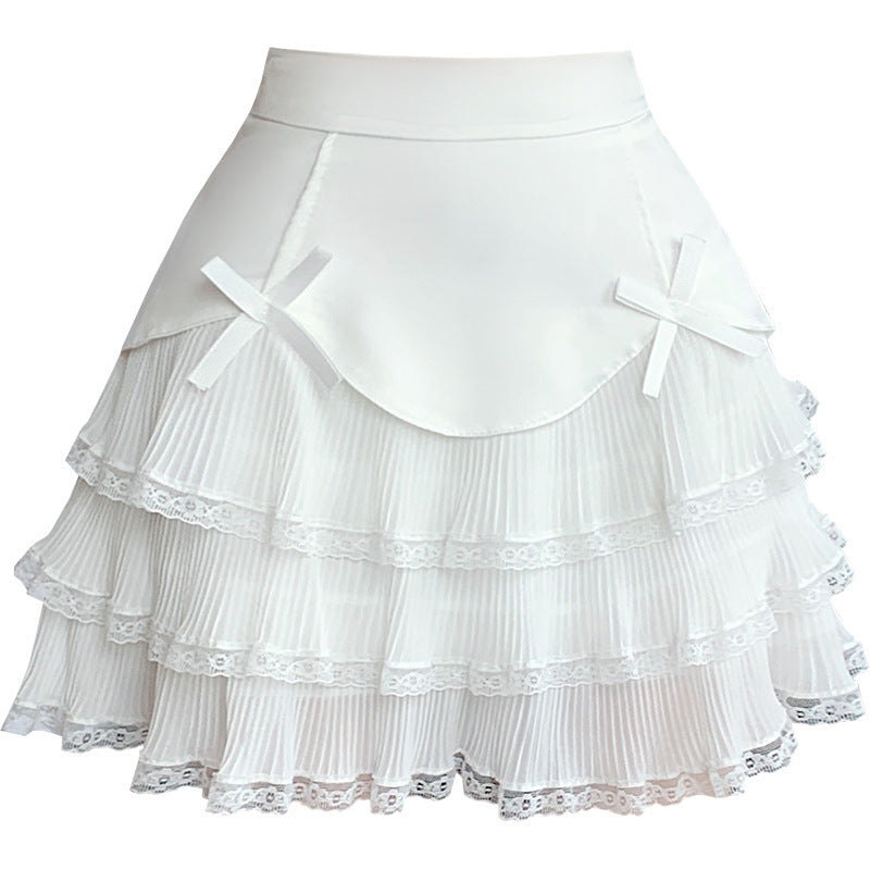 Faire Lace Ruffle Skirt