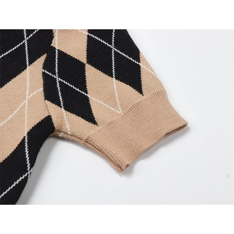 Maurie Argyle Cropped Sweater