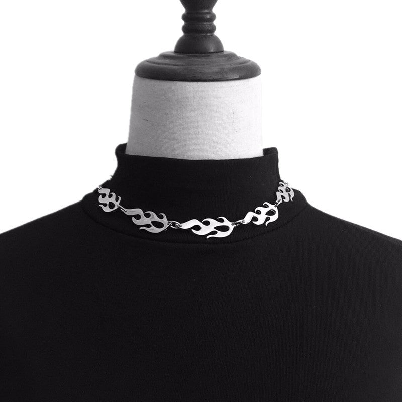 Flame Choker Necklace