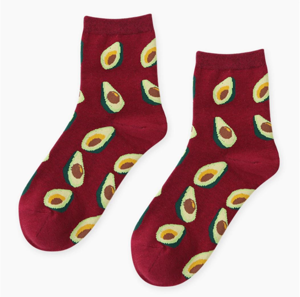 Funky Fruit Crew Socks