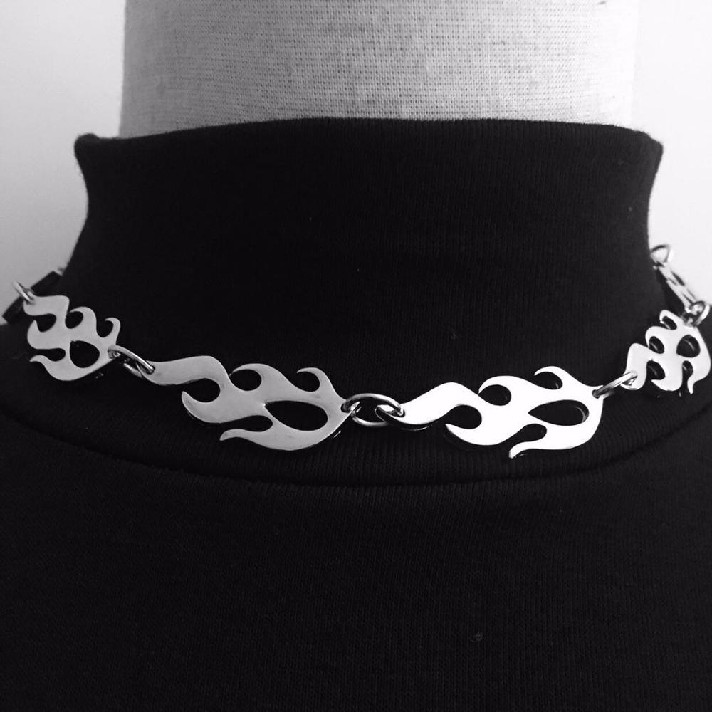 Flame Choker Necklace