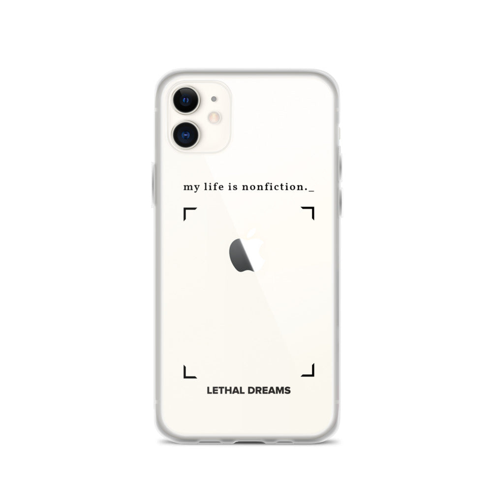 Non-fiction iPhone Case