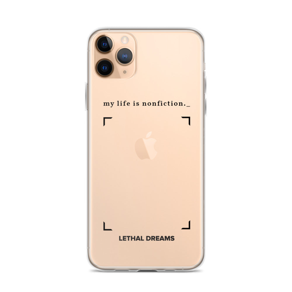 Non-fiction iPhone Case